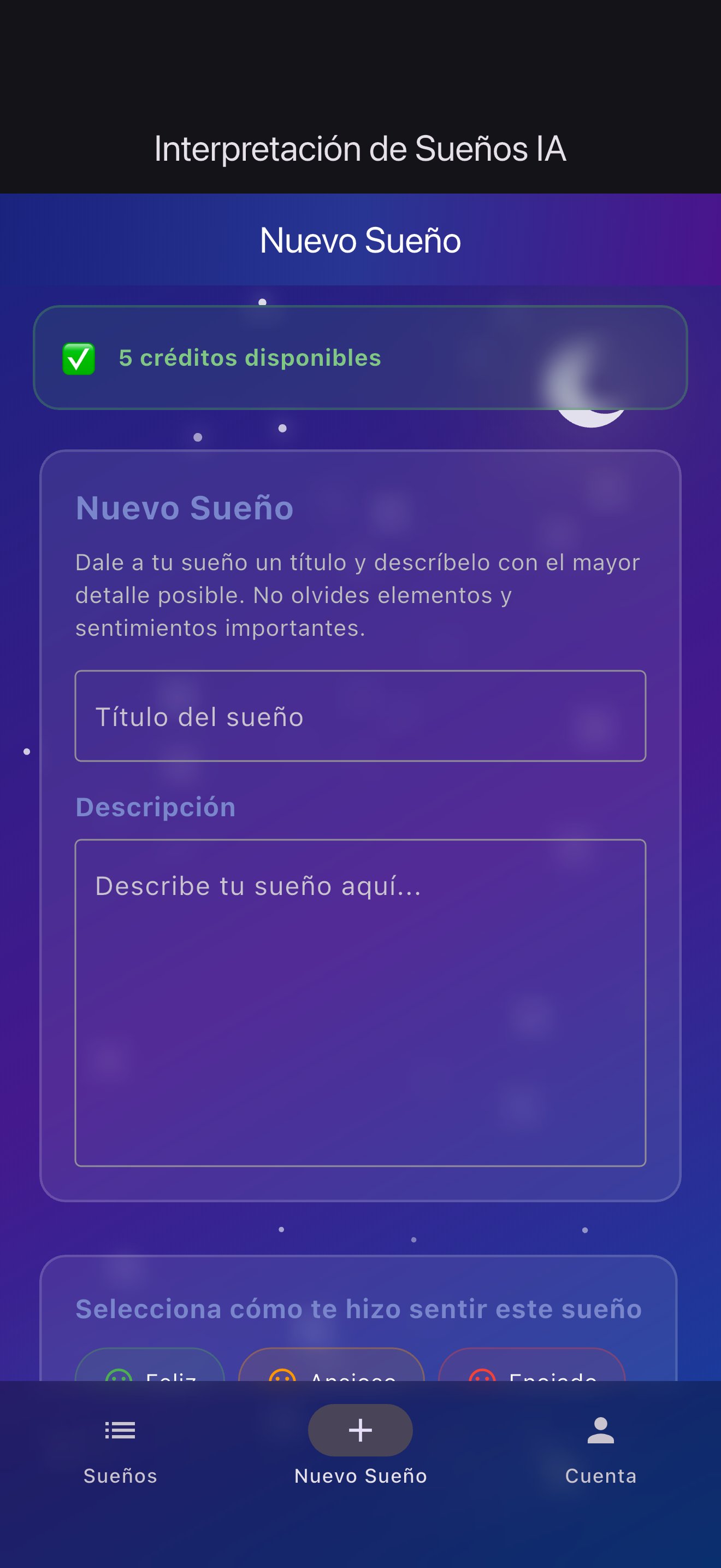 Registrar Sueños